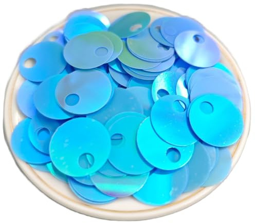 TMTGTS Pailletten 2000 Piezas 20mm Paillettes Grandes con Agujero para Proyectos DIY de Manualidades Collares, Pendientes, Vestidos, Trajes de Disfraz, Zapatos, Ropa, Accesorios, Textiles para el