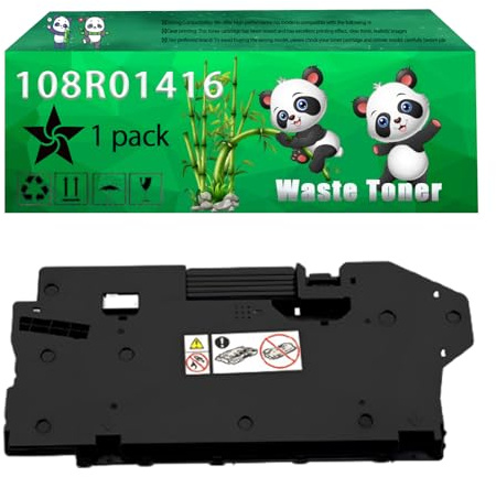 Replacement 108R01416 Waste Toner Container Compatible for Xerox VersaLink C605X C605XL WorkCentre 6515 6515DN 6515DNI 6515DNW 6515N Printers (1 Pack Black)