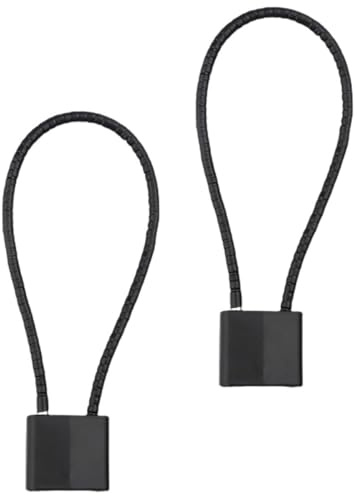 HOODANCOS Lot de 2 Câbles Antivol Acier 38 Cm Clés, Cadenas pour Casier et Verrou à Fil, Câble de Verrouillage Résistant pour Vélo, Poussette, Scooter – Sécurité Antivol Multifonction