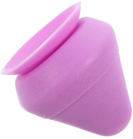 DIYEAH Pelota de Masaje con Ventosa para Espalda y Cuello, Bola de Masaje Muscular de Tpe, Fija en Pared o Suelo, Resistente a Deformaciones, Adecuado para Relajación Corporal