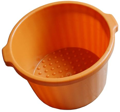 FTVOGUE Vasca per Pediluvio, Vasca per Pediluvio in Plastica con Particelle di Massaggio, per Pedicure da 41 X 25 Cm per Pedicure Domestico, Uso in Salone, Ammollo, Relax e Cura Quotidiana dei Piedi