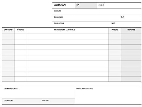 APLI 12685 - Talonario albarán 1/4 apaisado duplicado (A-119), 1 unidad