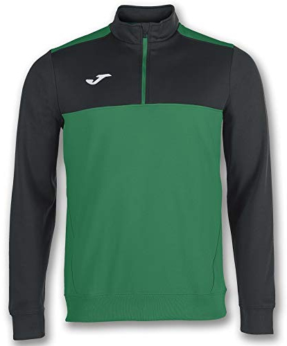 Joma Winner Sudadera, Hombre, Verde-Negro, XL