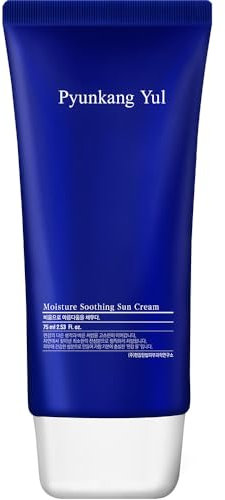 [PKY] Pyunkang Yul Calming Moisture Sun Cream SPF50+ PA++++, Ohne Weißel-Effekt, Beruhigender & Feuchtigkeitsspendender UV-Schutz, Reizfrei, Koreanische Hautpflege (50ml)