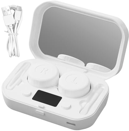 Detergente per lenti a contatto, detergente per lenti a contatto | Pulitore per lenti a contatto ad ultrasuoni | Detergente per lenti a contatto Soak Case per lenti RGP morbide colorate