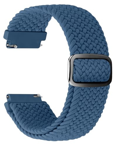 WNIPH Correas de reloj de 20 mm compatibles con Amazfit Bip 3/Bip 3pro/Bip S/Bip S Lite/Bip Lite/Bip U pro/Correas Amazfit GTS/GTS 2(2Mini)/GTS 3/GTS 4 Mini Mujer Hombre,Correa Tejida de 20 mm.