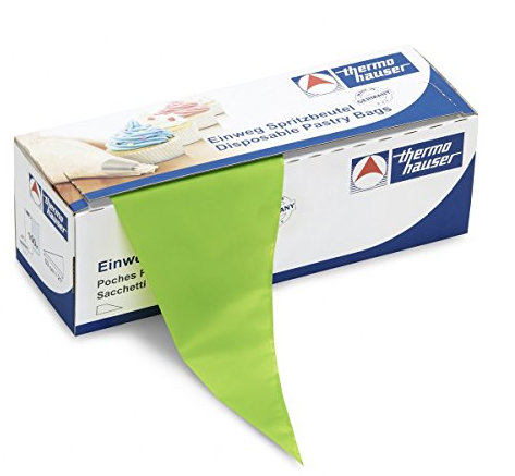 Thermohauser poche pâtisserie poche à dresser jetable Rouleau 100 pièces à pâtisserie Grand 53 cm vert