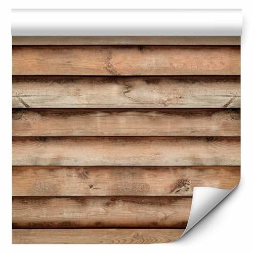 murando - Tapete selbstklebend 10m Wandtattoo dekorative Möbelfolie Dekorfolie Fotofolie Panel Wandaufkleber Wandposter Wandsticker - Holz Bretter f-C-0337-j-a