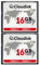 2pcs 16 GB Rendimiento De La Tarjeta De Memoria Compact Flash De 16 GB CF para Cámara Digital Vintage