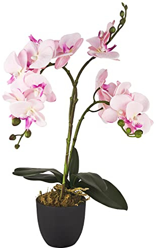 Decovego Orchidea Pianta da Vaso Artificiale Selezione, Selezione pianta di Orchidee :Orchidea Modello 6