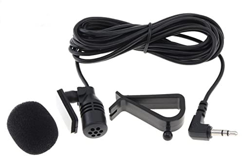 Micro Cravate,Micro De 3,5 mm,Micro Autoradio,Voiture Microphone Stéréo,Microphone Externe Main Libre Jack,Microphone Lavalier 3,5mm,Mini Microphone à Condensateur,3.5mm Clip sur Mini Microphone