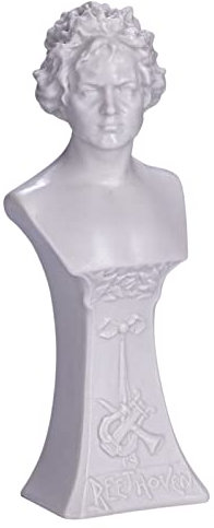 danila-souvenirs Busto statua scultura in marmo del compositore tedesco Ludwig van Beethoven 17,5 cm