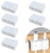 6 Pièces Range Cable Bureau,Accroche Cable,Clips Cable Adhesif,Organisateur de Cable,Support Cable,Clip Cable Adhesif,2 en 1 Pour fil de Chargeur,Cordon usb,Bureau,Voiture,Accessoires Bureau(Blanc)