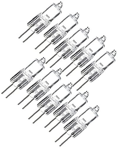 G4 Halogenlampen, 10 Stk. 20w 12v Halogenglühlampen, Einzelkapselglühlampen, Klarlack, hochweiß, Bi-Pin (g4) Sockel für Herdbeleuchtung, Beleuchtung, Stromschienenbeleuchtung Beendet
