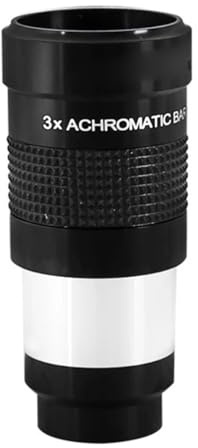 Professionellt astronomiskt teleskop barlow lins Achromatic 3,2 cm, 3X, 5X astronomiskt teleskop del