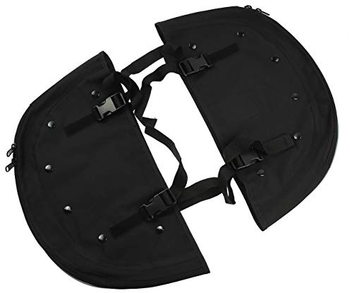 HDBUBALUS Soft Lowers Chaps Leg Warmer Bag Fit for Harley Softail Slim Fat Boy FL 1965-2017