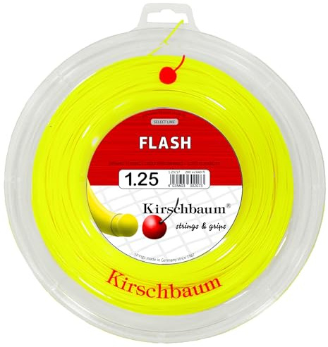 Kirschbaum 200 m Spule Flash 1,25 mm gelb Erwachsene Unisex 1,25