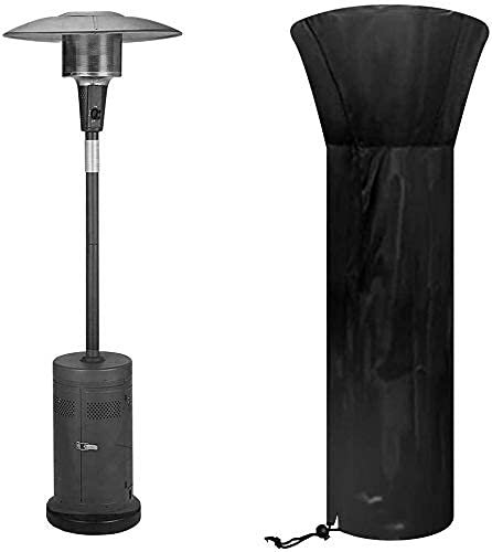 Funda protectora para estufa de terraza, impermeable, resistente al viento, resistente a los rayos UV, tejido Oxford 210D (226 x 85 x 48 cm)