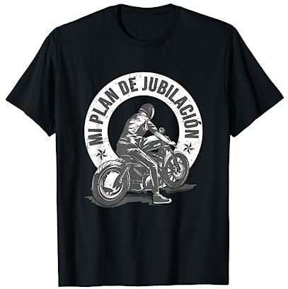 Regalo Motero Motociclismo Biker Mi Plan De Jubilación Moto Camiseta