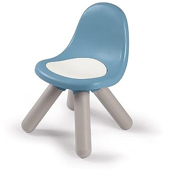 Smoby Silla Infantil, diseño Partir de 18 Meses, para Interior y Exterior, plástico, Ideal para jardín, terraza, habitación de los niños, Color Azul Tormenta 880108
