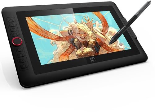XPPen Artist 13.3 Pro V2 Tableta Gráfica con Pantalla 16K Niveles, Tableta Gráfica Dibujo Digital 99% sRGB con Lápiz de X3Pro Chip Inteligente, Compatible con Windows, macOS, Android, ChromeOS, Linux