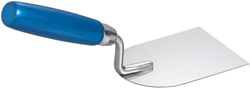 WERKFIT Profi Gipserkelle aus Edelstahl 40mm - Gipserspachtel Rostfrei - Maurerkelle mit Holzgriff - Stukkateurkelle Made in Österreich (40mm)