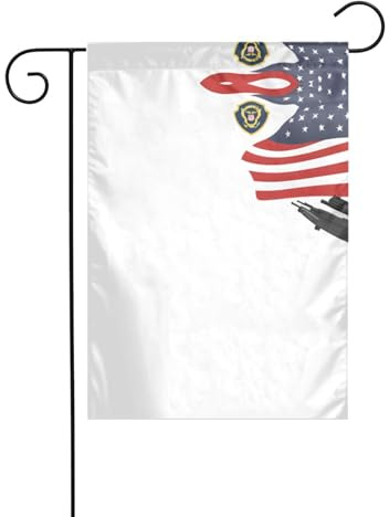 JKDGOJ Bandera de jardín con imagen de bandera nacional, bandera de jardín adecuada para todas las estaciones, 12 x 18 pulgadas