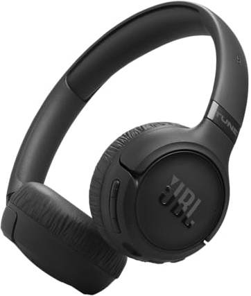 JBL Tune 680 NC Casque Supra-auriculaire sans Fil, autonomie jusqu'à 76 h, Réduction de Bruit Adaptative, Smart Ambient, Google Fast Pair, Microsoft Swift Pair, Noir