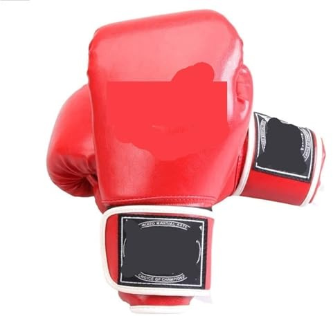 guantone da boxe Guantoni Da Boxe Da Uomo E Da Donna, Guanti Da Combattimento Con Sacco Di Sabbia, Guanti Sanda Professionali In PU(Red,8oz)