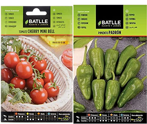 Tomate Mini Bell (Tipo Cherry) & Pimiento PADRON