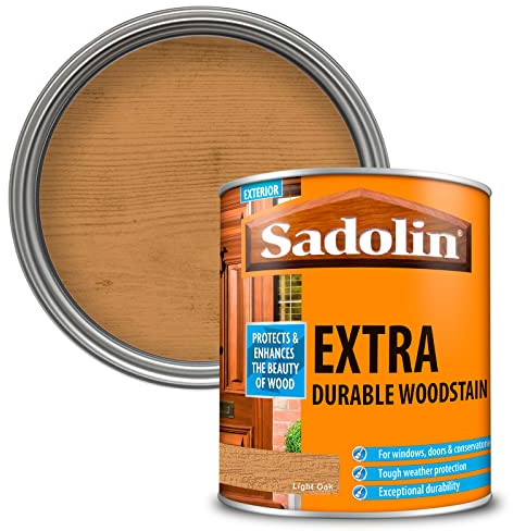 WALLPAPER EMPIRE Sadolin - Extra Durable Woodstain - Advanced UV Protection (Light Oak)