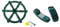 Qianly Kids Playground Steering Wheel Toy Swing Set Accessory Outdoor Equipment for Educational Gift, No Handles