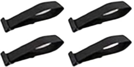 Axexnejv Barra Techo Coches Rieles Correas De Amarre para Puerta De Coche con Gancho para Bolsa De Techo Baca Reling Integrado(4PCS)