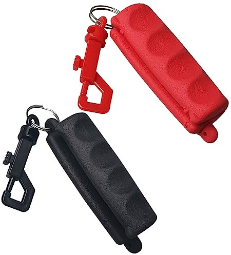 THREE ARCHERS Bogenschießen Pfeilzieher 2 Stück Gummi Pfeil Puller mit Gürtelclip für einfaches Pfeilziehen und Handschutz (schwarz & rot)