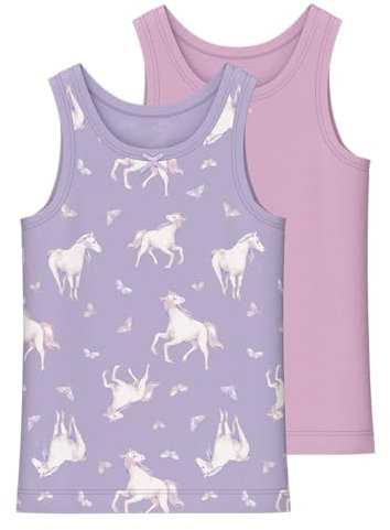NMFTANK TOP 2P Pastel Lilac Horse NOOS