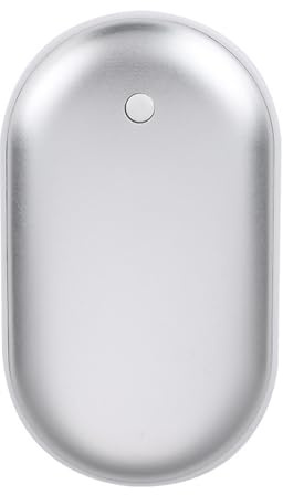 Chauffe-Mains Rechargeable, Chauffe-Mains électrique, Batterie de Voyage Chauffe-Mains d'hiver réutilisable, Chauffe-Mains USB Portable avec veilleuse pour Les Voyages, la Maison et Le Travail