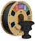 OVERTURE PLA-Filament 1,75 mm, 1 kg Spule (2,2 lbs), Maßgenauigkeit +/- 0,03 mm, für 3D-Drucker (Glitzer Schwarz)