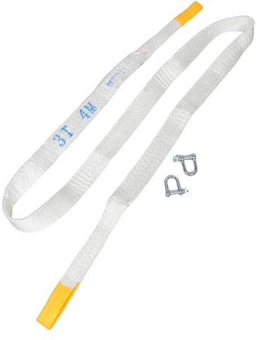 ORFOFE Corda Traino Auto Metri con Ganci in Metallo Fune Resistente per Soccorso Veicoli Adatta Suv Camion e Auto Accessorio Emergenza Outdoor