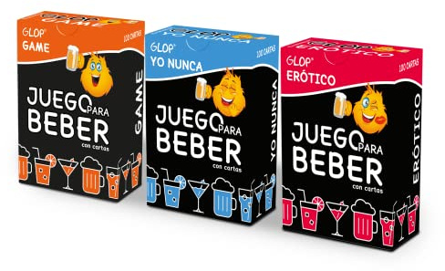 Glop Pack Game + Me Mai + Erotico | Giochi da tavolo per adulti divertente | Gioco per bere e carte per feste | Regali originali | Idee amico invisibile