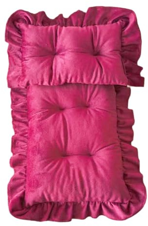 Juego de 2 piezas para proyectos fotográficos infantiles, colchón de algodón transpirable, almohada para recién nacidos, fotografía, estudio de estilo, accesorios de fotografía para bebés
