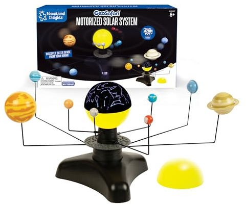 Educational Insights GeoSafari Motorized Solar System - Space Toys & STEM Learning for Kids, Model Planet Kit, Science Classroom or Bedroom Decor, Astronomy Sets and Gifts for Boys & Girls Ages 8+