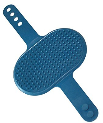 ICA CEPM Cepillo Manopla de Caucho para Perros y Gatos, Cepilla y Masajea, Ajustable, 13x26 CM