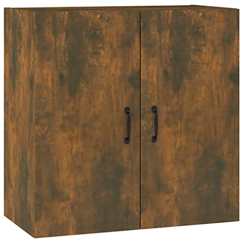 vidaXL Armario de Pared Mueble Aparador Almacenaje Colgante para TV Estante Flotante Salón Casa Decoración Madera Contrachapada Color Roble