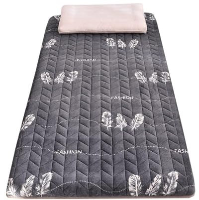 Madrass japansk futon vinter futon madrass rullbar upp golvmadrass dubbel storlek tatami sovmatta spjälsäng för gästrum sovsal resa kamera