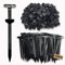 200PCS Serre Cable Nylon Universal Cable Tie Buckle Attaches Autobloquantes Universelles en Nylon Rivets en Plastique pour Réparation Automobile Fixation Rapide et Trou