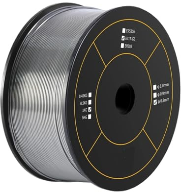 Filo per saldatura Filo Mig animato da 0,8 mm, autoprotetto, 1 kg(1.0mm)