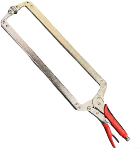 Lapiglo Pinze di bloccaggio extra lunghe, 61 cm, per morsetti di saldatura resistenti con sgancio rapido, in acciaio al carbonio, regolabili per operazioni di bloccaggio manuale (A)