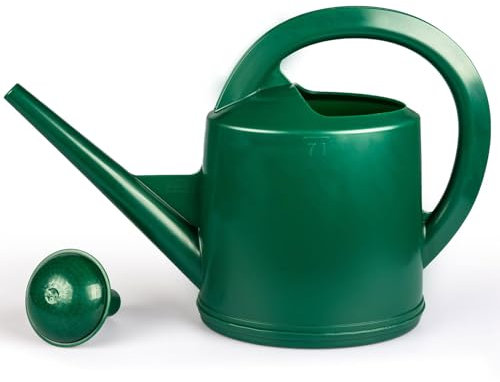Pflanzen Kölle Stöckli Gießkanne, grün, mit Brausekopf, ergonomisch, Kunststoff