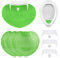 Pack of 4 Football Goal Urinal Screens, Pissoir Insert, Splash Guard, Urinal Screen, Hygienical Urinal Insert, Plastic Splash Guard for Pissoir Urinal Sieve Urinal Sieve Odour Remover