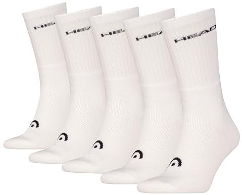 HEAD Unisex All Sports Crew Sock, Weiß, 39-42 EU